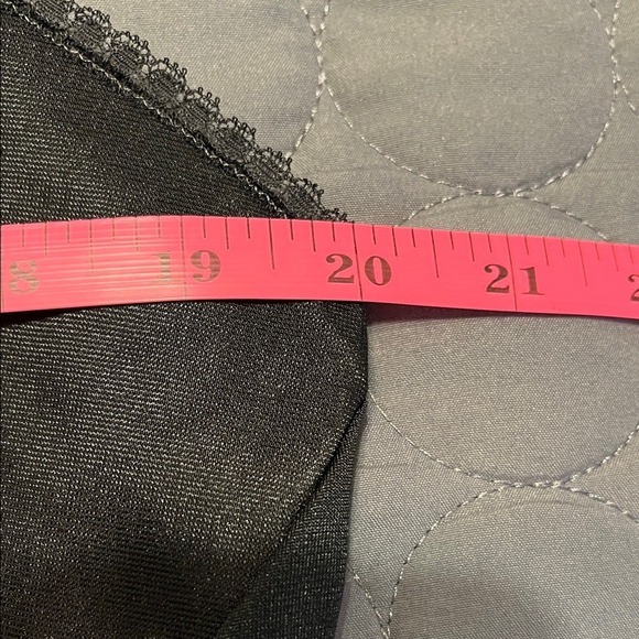 Komar Vintage Chemise Classic Nylon Slip Plus Size Black Nightgown Nightie XL - Picture 7 of 9